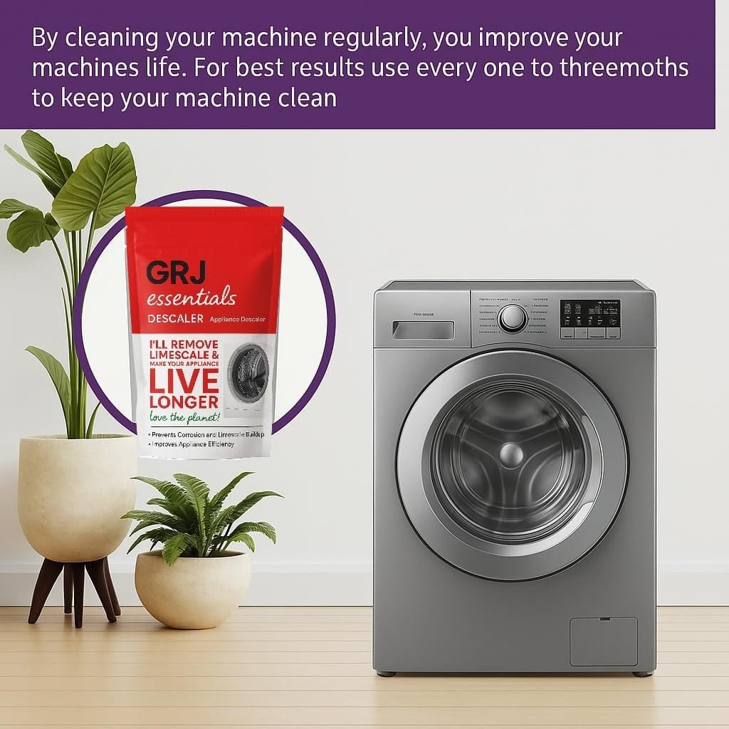 GRJ IFB Washing Machine Descaling Powder – Compatible with IFB Front & Top Load Machines | Removes Limescale & Odour | Pack x 1 = 100g