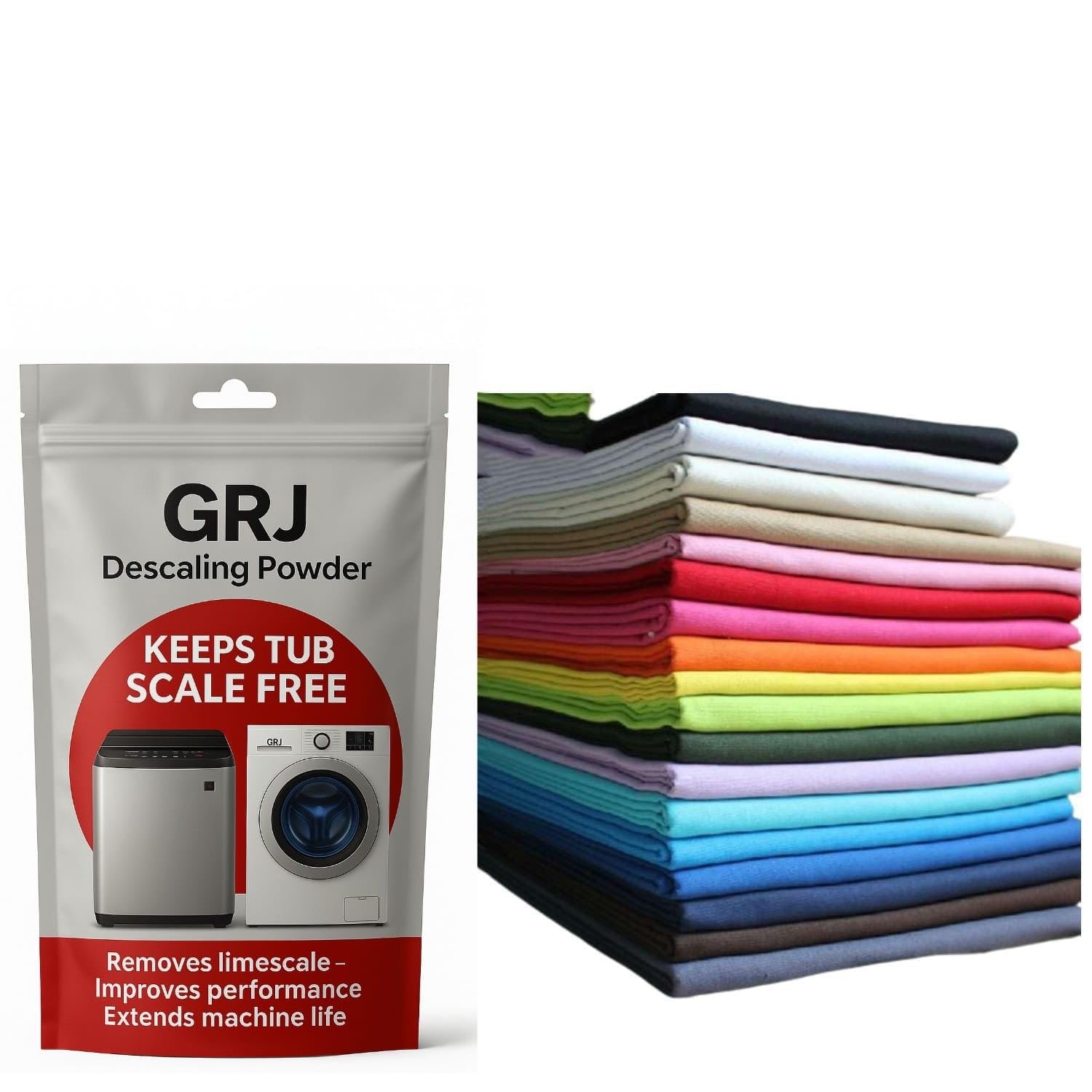 GRJ LG Washing Machine Descaling Powder – Compatible with LG Front & Top Load Machines | Removes Limescale & Odour | Pack x 1 = 100g