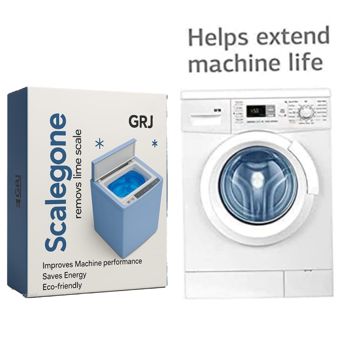 GRJ Whirlpool Washing Machine Descaling Powder – Compatible with Whirlpool Front & Top Load Machines | Removes Limescale & Odour | Pack x 1 = 100g