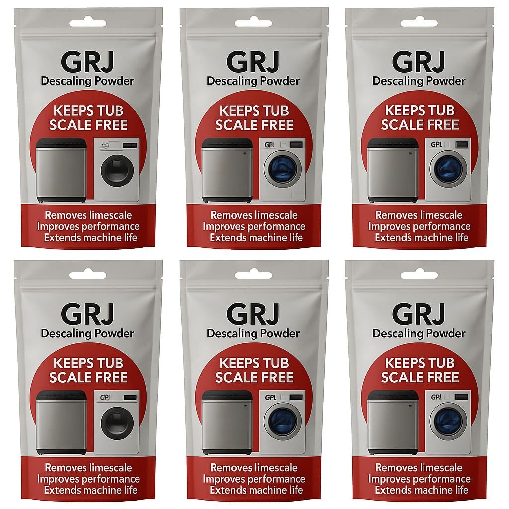 GRJ LG Washing Machine Descaling Powder – Compatible with LG Front & Top Load Machines | Removes Limescale & Odour | Pack x 1 = 100g