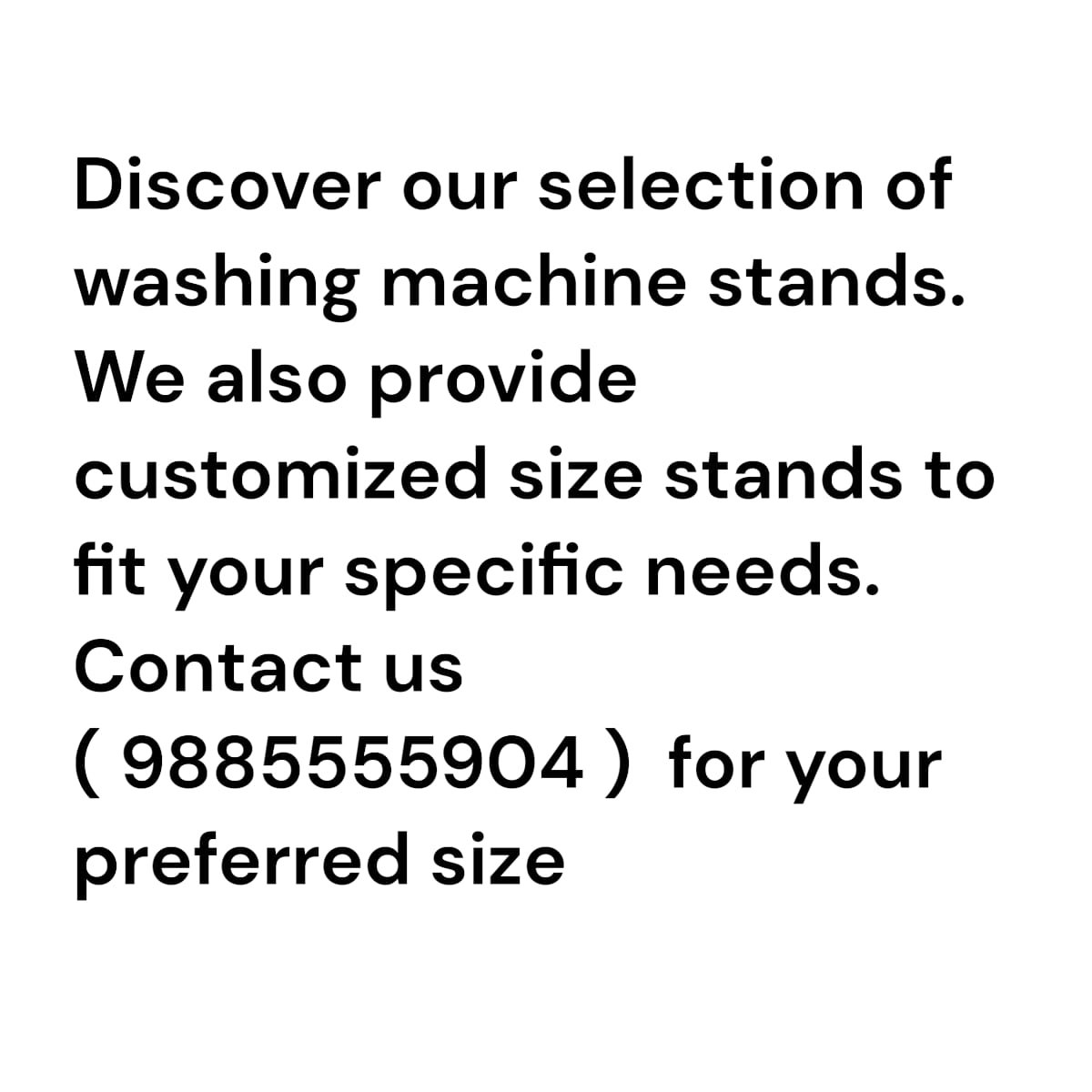 Whirlpool Front Load  Washing Machine Heavy Grill Stand with Trolley – Compatible with ( 6 to 11 )KG - Ultra-Strong, Durable & Rust-Proof