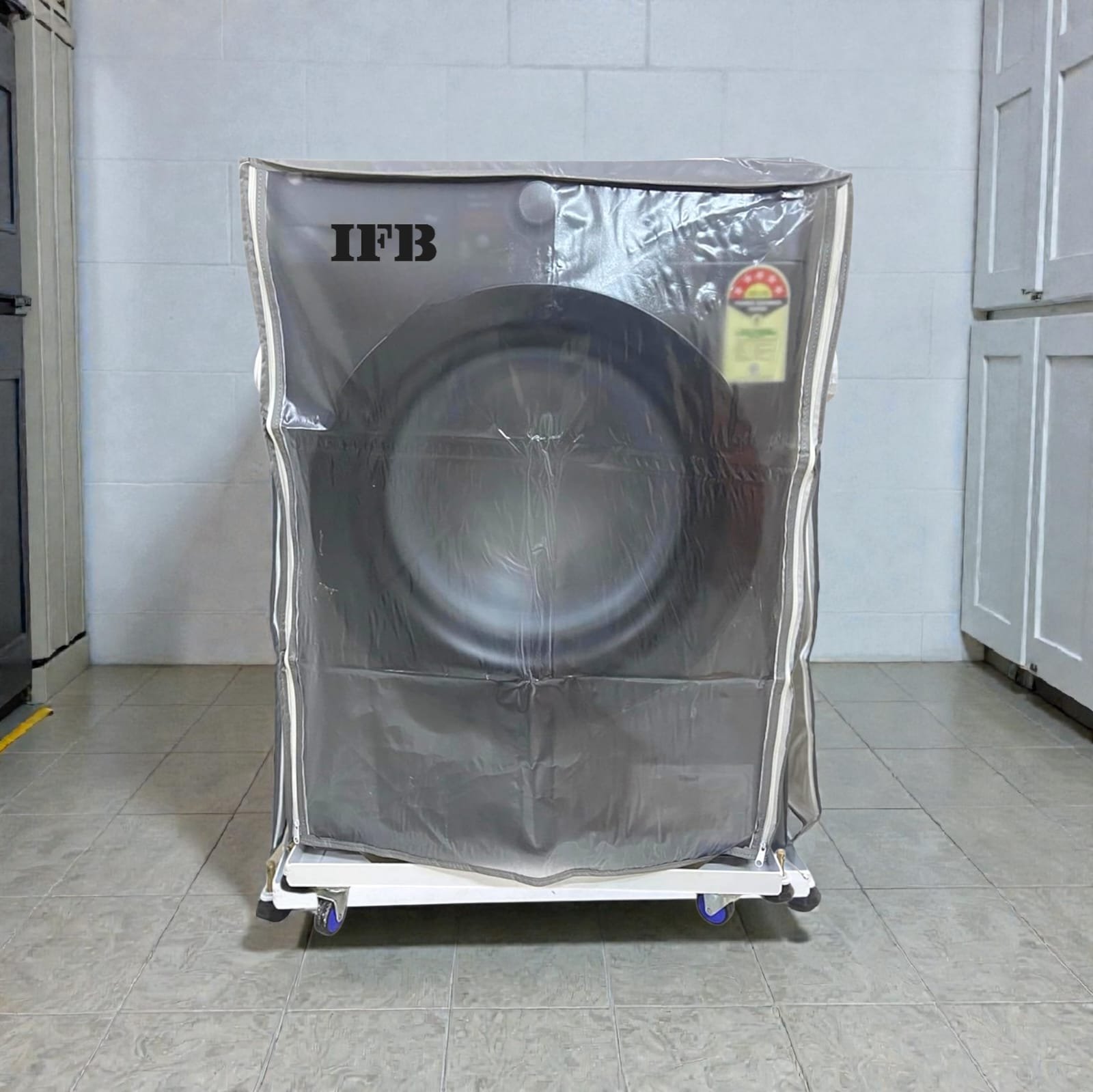 IFB Front Load Washing Machine Waterproof Cover – Compatible with IFB 6KG to 12KG | Durable Dustproof Protector