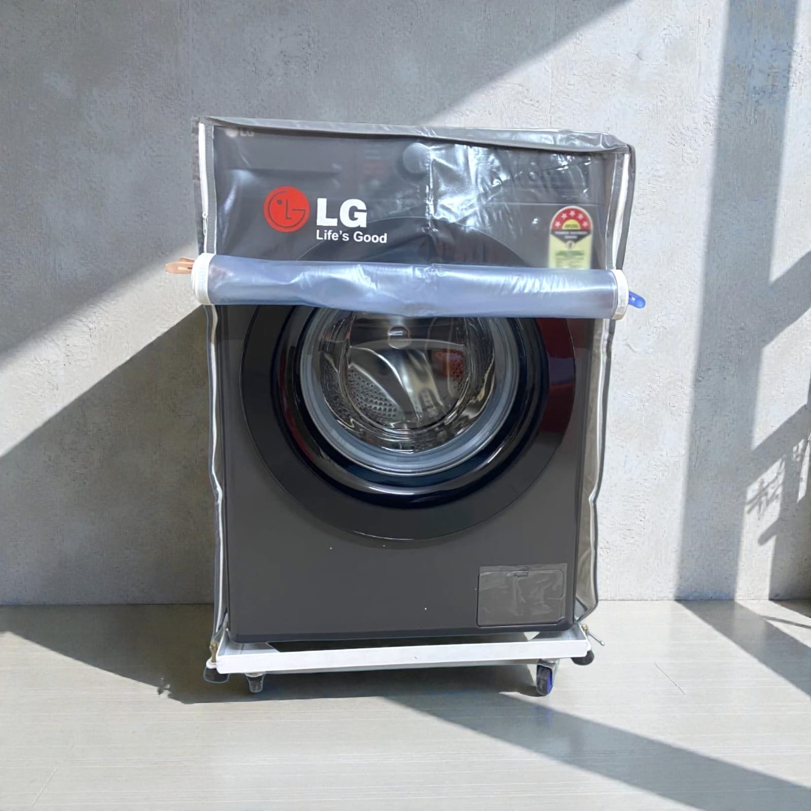 LG Front Load Washing Machine Waterproof Cover – Compatible with LG 6KG to 12KG | Durable Dustproof Protector