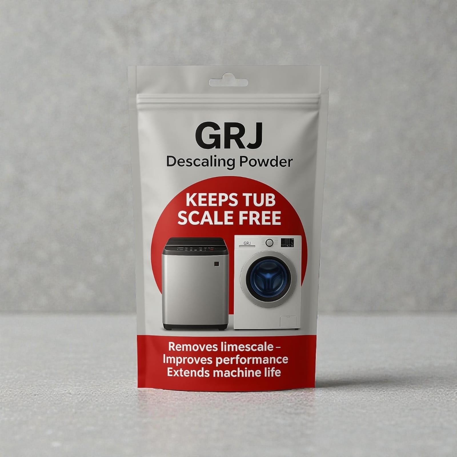 GRJ LG Washing Machine Descaling Powder – Compatible with LG Front & Top Load Machines | Removes Limescale & Odour | Pack x 1 = 100g